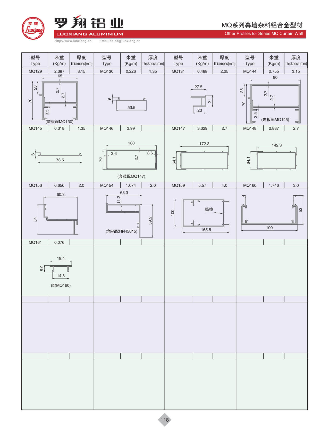 MQ幕墻散料